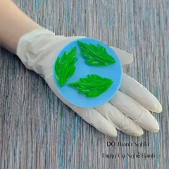 Khuôn Silicon - Lá Gân Ngang 3c - 2.8x5.8Cm - SL 40K