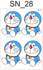 Decal Chủ Đề Hot - Vui Nhộn - DSN - SN28 DOREMON