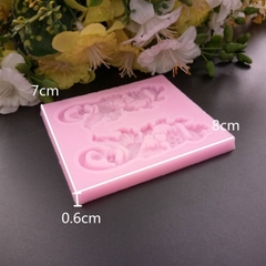 Khuôn Silicon - Viền Họa Tiết - Họa Tiết Cong 03