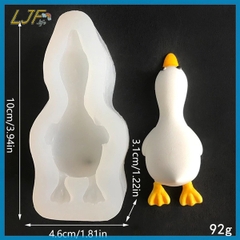 Khuôn Silicon - Động Vật - Vịt Nằm Dài 10cm