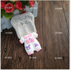 Khuôn Silicon - Bộ Đồ Quần Aó Bé Gái