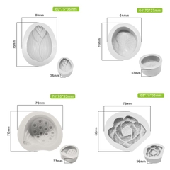 Khuôn Silicon - Chè Sen Set 4