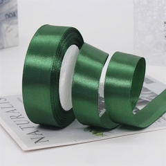 Ruy Băng Trang Trí - Thường - 4cm- xanh rêu trơn 19k