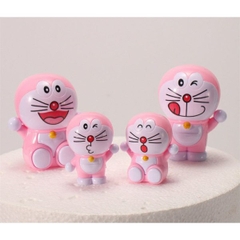 Con Mèo Nhựa - PKD - Set 4 - Doaremon - Hồng