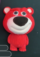 Khuôn Silicon - Động Vật - Gấu Dâu Hồng