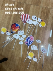 Set Cắm Mây Khí Cầu Set 6 Chi Tiết