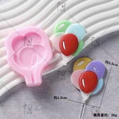 Khuôn Silicon - Bong Bóng Chùm 3c 5.5cm