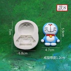 Khuôn Silicon - Mèo Doremon Mẫu 8