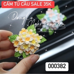 Khuôn Silicon - Chùm Hoa Cẩm Tú Cầu - Kèm Lá