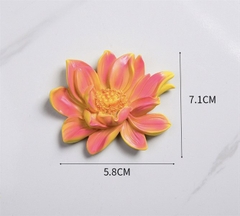 Khuôn Silicon - Mặt Ép Hoa Sen - 7cm Sen Cánh Rũ