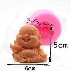 Khuôn Silicon - Ông Thần Tài Thỏi Vàng 6cmx5cm