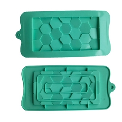 Khuôn Silicon - Viền VN - 17x8cm - VN04 - Tổ Ong Lớn