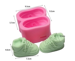 Khuôn Silicon - Em Bé Giày - Đôi Giày Bé Trai 7.2cm