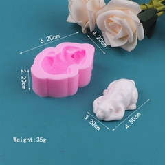 Khuôn Silicon - Động Vật - Gấu Bắc Cực 4.5cm