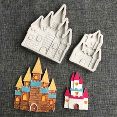 Khuôn Silicon - Lâu Đài - Vĩ 10cm 5 Chóp