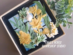 Khuôn Silicon - Hoa Sen Cành Hoa Lan