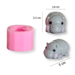 Khuôn Silicon - Động Vật - Hà Mã Con 5cm