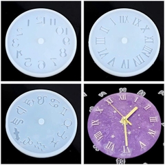 Khuôn Silicon - Đồng Hồ - Số 10cm