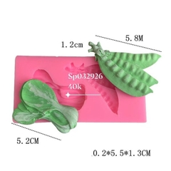 Khuôn Silicon - Rau Củ - Cải Đậu Lạc 2c