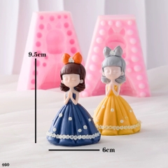 Khuôn Silicon - Em Bé - Công Chúa #25 2 Mảnh 9.5cm