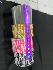 Viền Meca Quấn Thành Bánh Dior cao 8cm - cuộn dior hồng