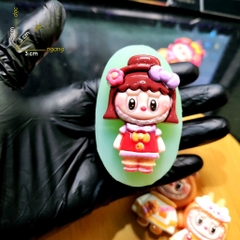 Khuôn Silicon - Labubu Nhỏ - Áo Đội Mũ Hoa Nơ