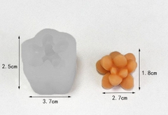 Khuôn Silicon - Sen Đá TIA - Ụ 3cm