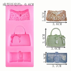 Khuôn Silicon - Túi Xách Giỏ 3c