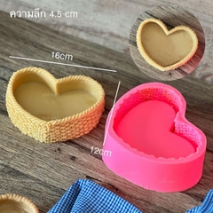Khuôn Silicon - Đế - Đan - Đế Tim 16cm