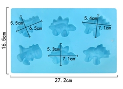 Khuôn Silicon - Động Vật - Khủng Long Trung 6c 7.1cm