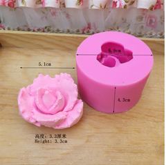 Khuôn Silicon - Sen Đá - 5.1cm - Bắp Cải