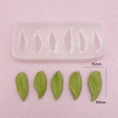 Khuôn Silicon - Lá Lá Tulip Hoa Bay 6c 3.6cm