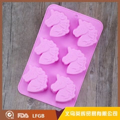 Khuôn Silicon - Động Vật - Ngựa - Vĩ Unicorn - 6c