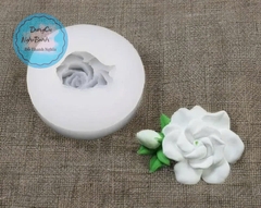 Khuôn Silicon - Chùm Hoa Cúc - Kèm Lá Nụ 7.8cm