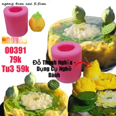 Khuôn Silicon - Hoa Sen Nụ - 5.5cm Nụ