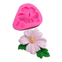 Khuôn Silicon - Chùm Hoa Cúc - Cúc Bay Kèm Lá 9.8cm