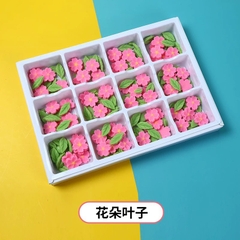 Khuôn Silicon - Hoa Mai Đào 4c - Kèm Cành Lá