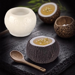 Khuôn Silicon - Trái Cây - Dừa 7.3cm