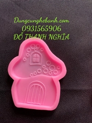 Khuôn Silicon - Rau Củ - Nấm - Ngôi Nhà 8.6cm