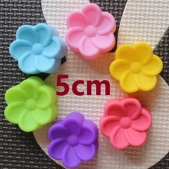 [10 cup] Khuôn Silicon - Cup Set 5cm - M18 - Hoa Sứ