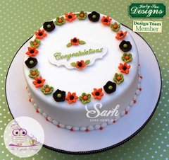 Khuôn Silicon - Viền Chuỗi Dây - Sò 3c Lớn Nhỏ- 18cm