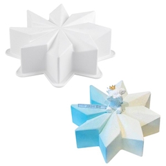Khuôn Silicon - Đế - Cánh Tuyết Ngôi Sao 22cm Làm Mâm Cúng