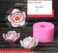Khuôn Silicon - Hoa Cúc Thái V1 - Cánh Thẳng - 7cm