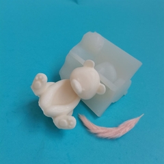 Khuôn Silicon - Động Vật - Gấu Ngồi 9.2cm