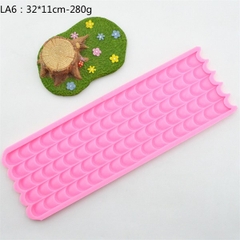 Khuôn Silicon - Viền Mảng 2D - Vảy LA06 - 32x11cm