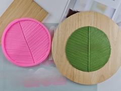 Khuôn Silicon - Lá Chuối - Tròn 18.5cm