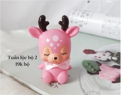 Cặp Tuần Lộc Cute Phụ Kiện Trang Trí Bánh