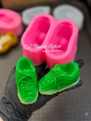 Khuôn Silicon - Em Bé Giày Giày Nike - Đôi Dây 6cm