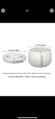 Khuôn Silicon - Chậu Cây - Đa Giác 9.7cm Kèm Đế
