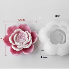 Khuôn Silicon - Hoa Cúc - Cánh Thẳng Nhuỵ 7.4cm